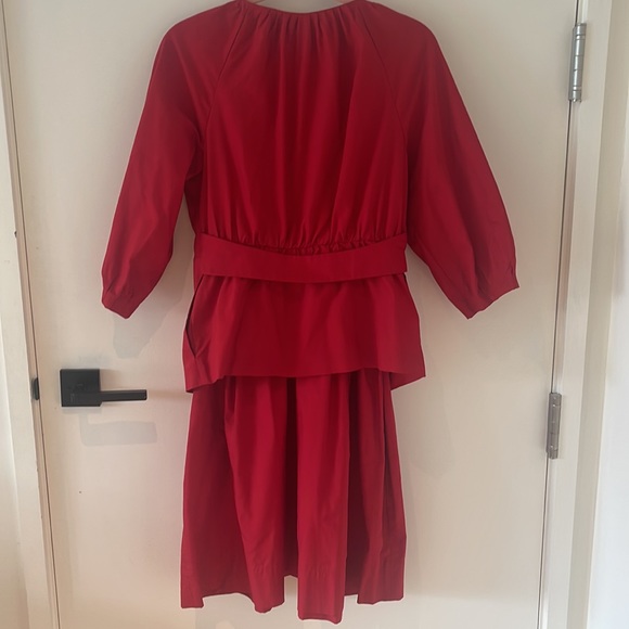 DKNY - Matching red dress and jacket - size 6/8 Vintage - Picture 2 of 6